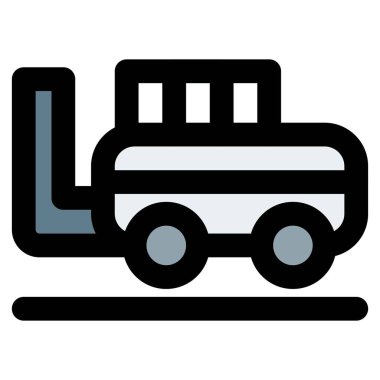 Demiryolunda geriye doğru giden buhar treni.