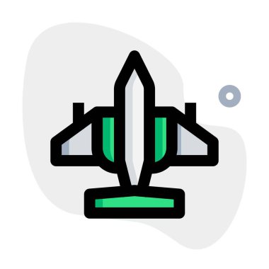 Jet uçağı, yolcu taşımak için büyük bir uçak..