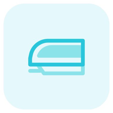 Araç tek ray üzerinde ilerliyor..