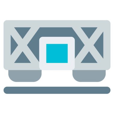 Sevkiyat bir tren vagonuna yüklendi.