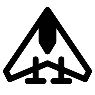 Çift motorlu bir savaş uçağı..