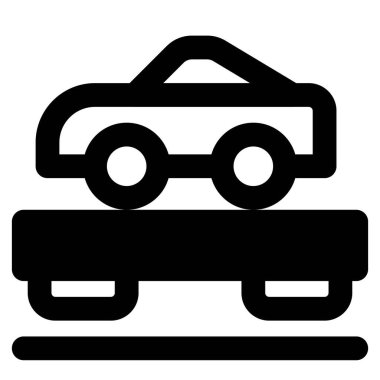 Bir otomobil taşımak için tren vagonu