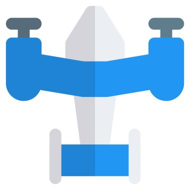 Ağır kaldırmak için kullanılan üç pervaneli uçak..