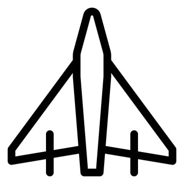 Sabit kanatlı, jet motorlu uçak..