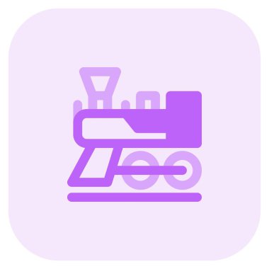 Buhar treni olarak bilinen güçlü lokomotifler.