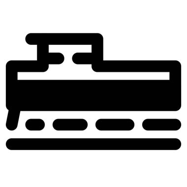 Buharlı lokomotifli klasik dağ treni.