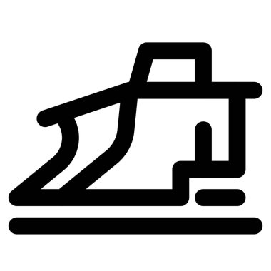 Buzu kaldırmak için kar küreme makinesiyle donatılmış tren.