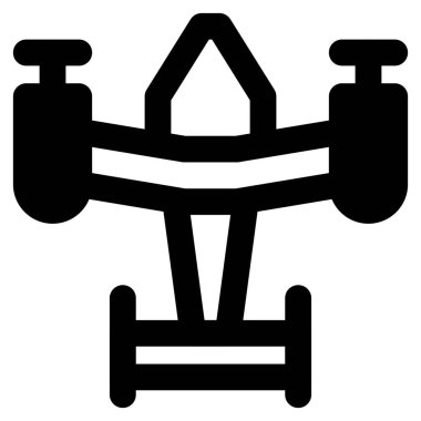 Ağır kaldırmak için kullanılan üç pervaneli uçak..