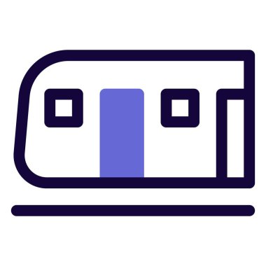 Metro treni, yüzeyin altından geçiyor..