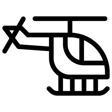 Güçlü bıçaklı bir uçak, helikopter..