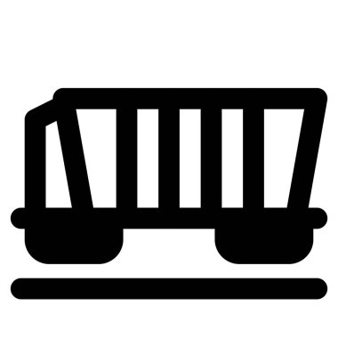 Mallar tren vagonunda taşınıyor.