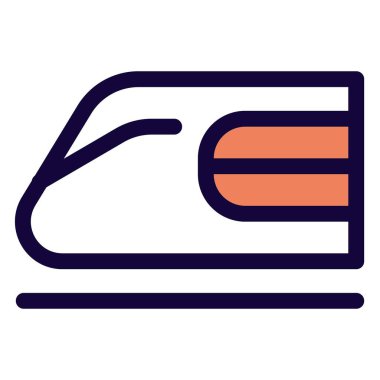 Yüksek hızlı çift katlı tren.