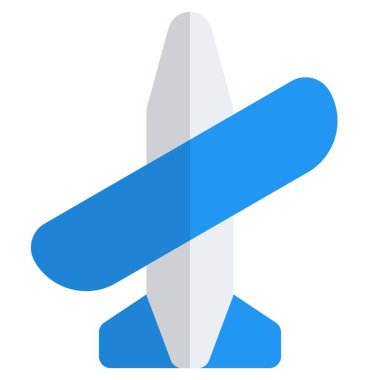 Eğimli kanatlı süpersonik düzlem.