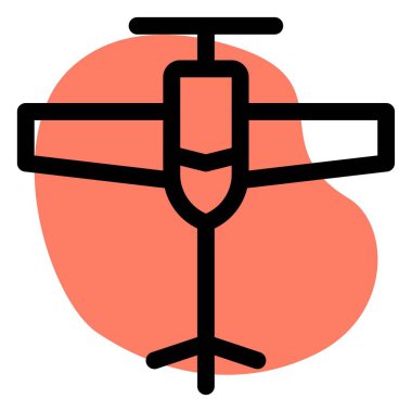 Motorlu ağır motorlu planör.