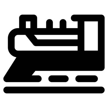 Buhar treni, güçlü bir demiryolu lokomotifi..