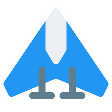 Çift motorlu bir savaş uçağı..