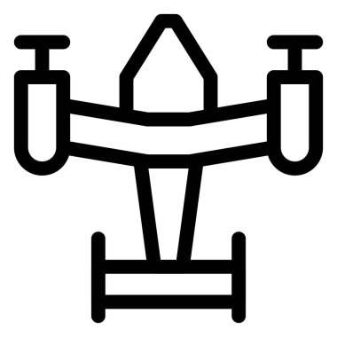 Ağır kaldırmak için kullanılan üç pervaneli uçak..