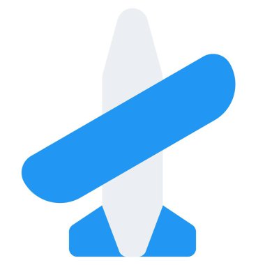 Eğimli kanatlı süpersonik düzlem.