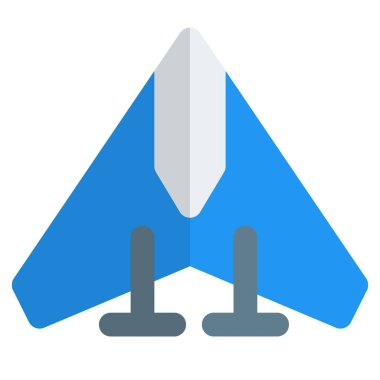 Çift motorlu bir savaş uçağı..