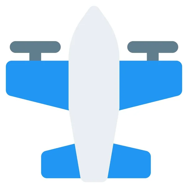 軽飛行機を運ぶように設計 — ストックベクタ