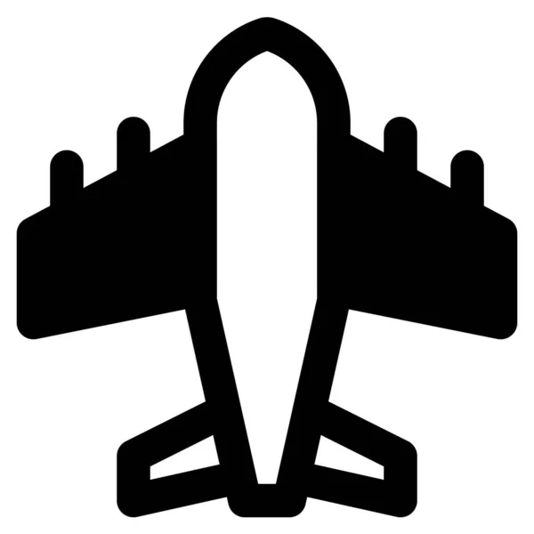 Ein Passagierflugzeug — Stockvektor
