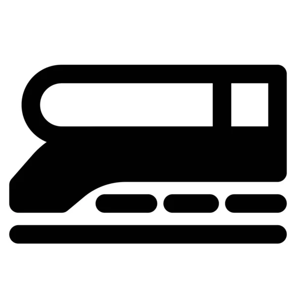 近代的な高速山岳列車 — ストックベクタ