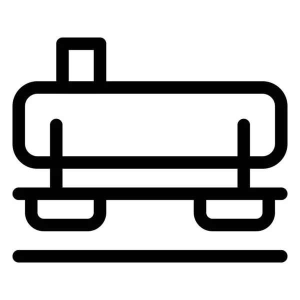 Wagon Citerne Pour Transport Liquides Gaz — Image vectorielle