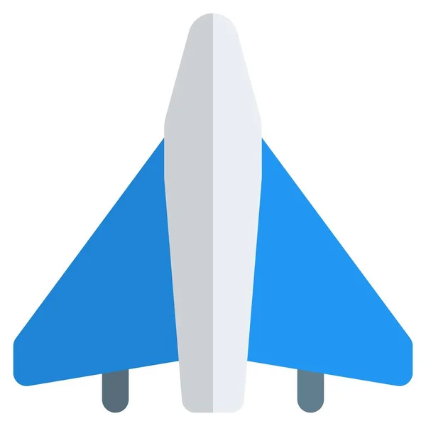 Rögzített Szárnyú Sugárhajtású Repülőgép — Stock Vector
