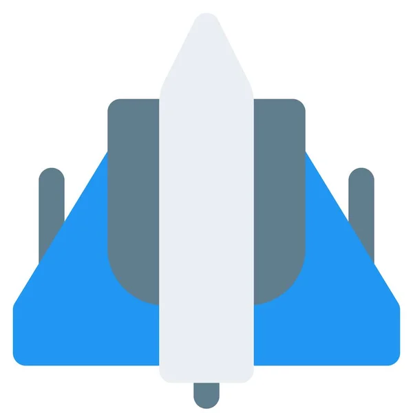 Sugárhajtású Kereskedelmi Repülőgép — Stock Vector