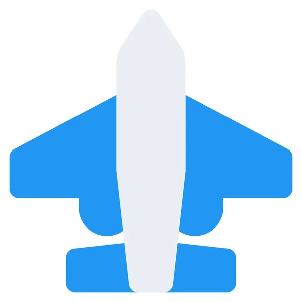 Гражданская Авиакомпания Готова Вылету — стоковый вектор
