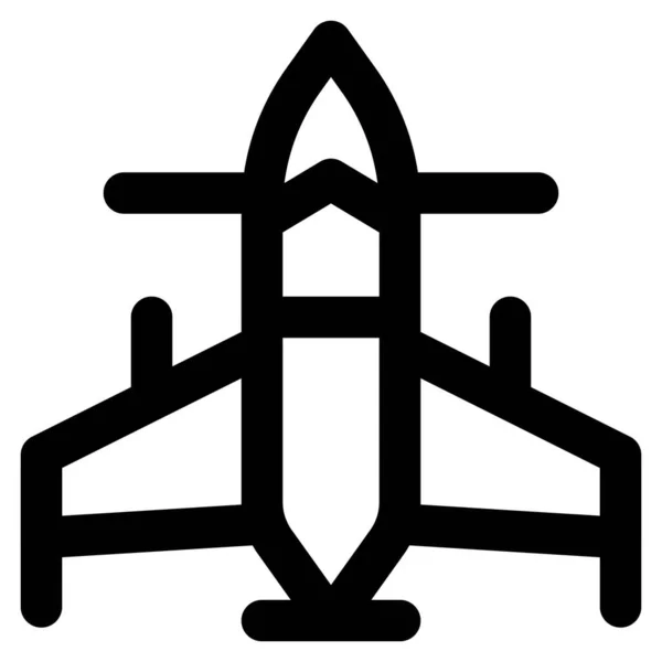 Płaszczyzna Śmigłowca Przednią Aeronautyką — Wektor stockowy