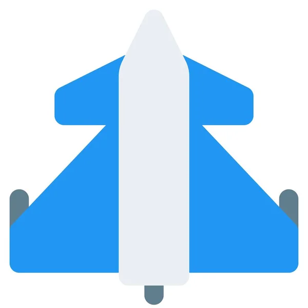Jet Chasse Ailes Fixes — Image vectorielle
