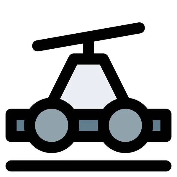 Použití Ručního Vozu Pro Kontrolu Železnice — Stockový vektor