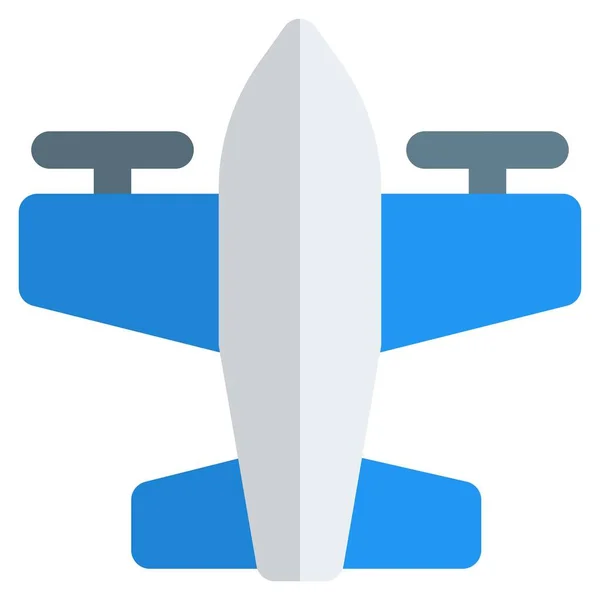 Σχεδιασμένο Μεταφέρει Ανθρώπους Ελαφρά Αεροσκάφη — Διανυσματικό Αρχείο