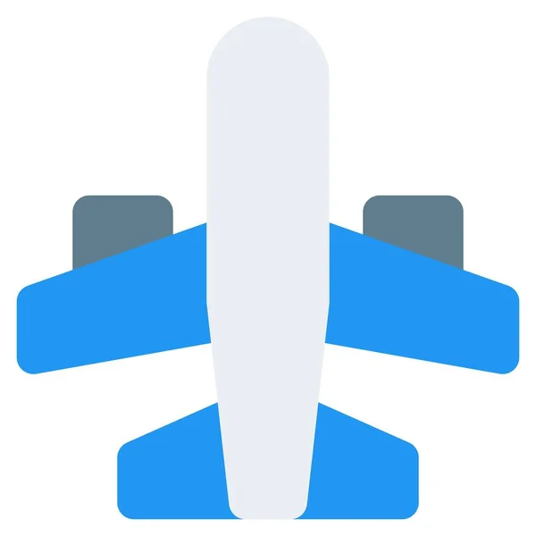 여행에 사용되는 비행기 — 스톡 벡터