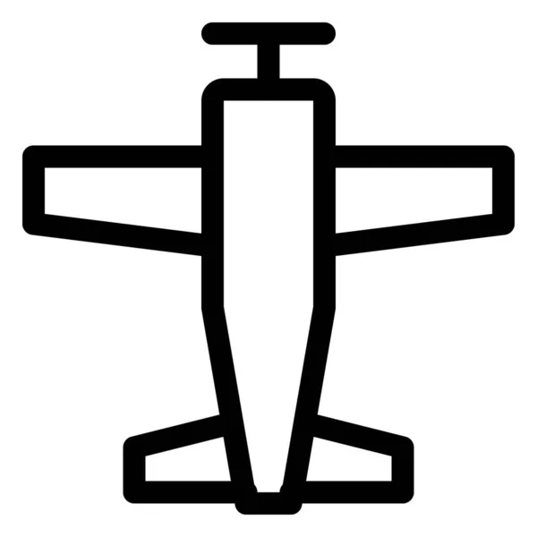 貨物及び旅客用の軽量航空機 — ストックベクタ