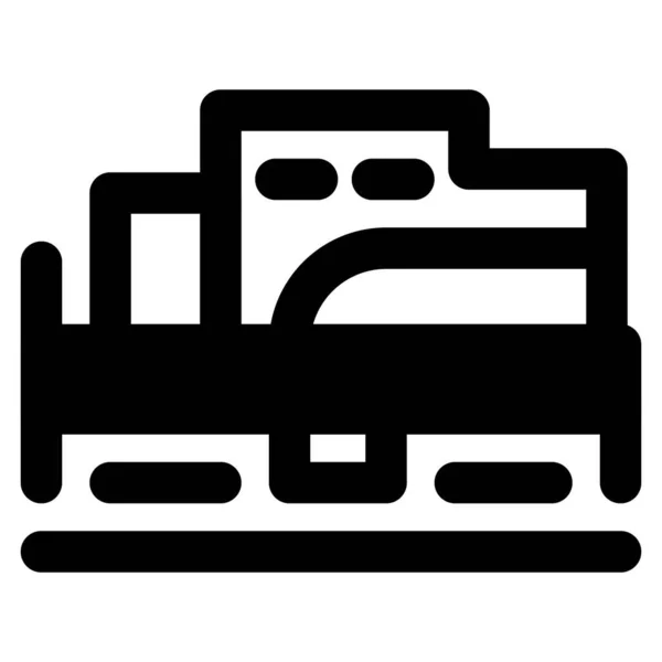 Pociąg Towarowy Zwany Dalej Pociągiem Towarowym — Wektor stockowy
