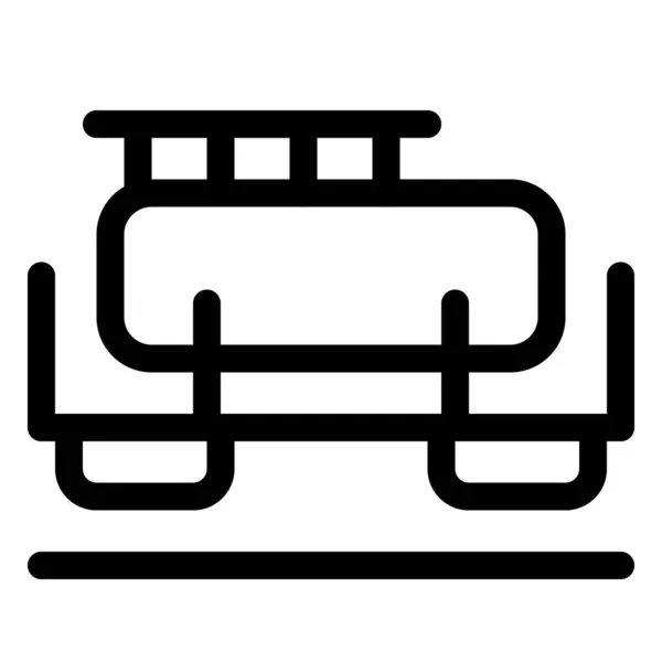 Wagon Citerne Transportant Des Produits Liquides Gazeux — Image vectorielle