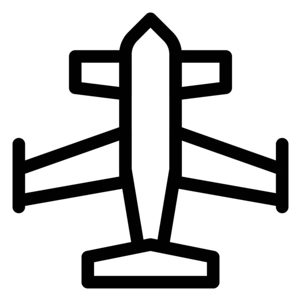 翼幅の広い低出力モンスター機 — ストックベクタ
