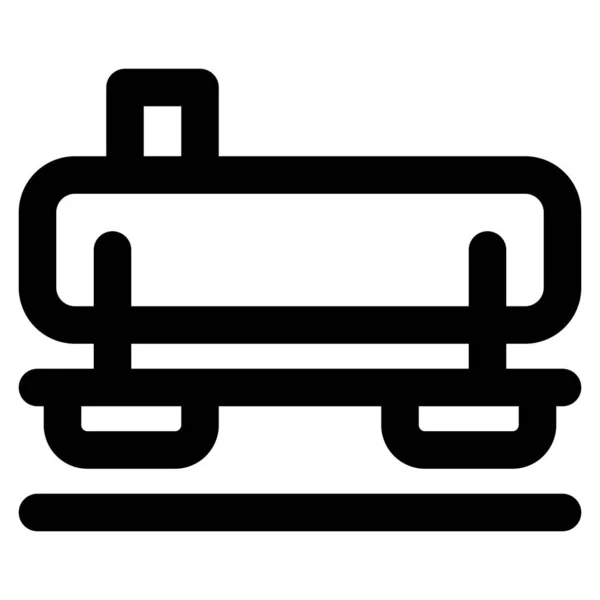 Train Carriage Icon Vector Illustration — Stock Vector