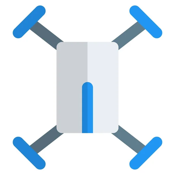 Véhicule Aérien Sans Pilote Utilisé Pour Surveillance — Image vectorielle