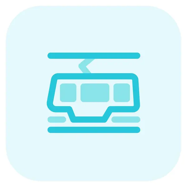 Streetcar Type Electric Public Transportation — Stock Vector