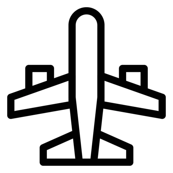 여행에 사용되는 비행기 — 스톡 벡터