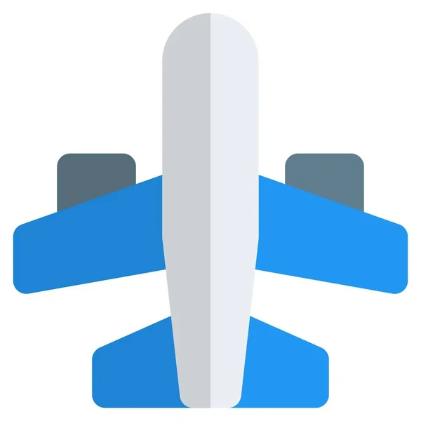 Compania Aeriană Pasageri Utilizată Pentru Turism Călătorie — Vector de stoc