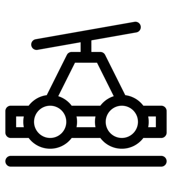 Використання Автомобіля Залізничної Перевірки — стоковий вектор
