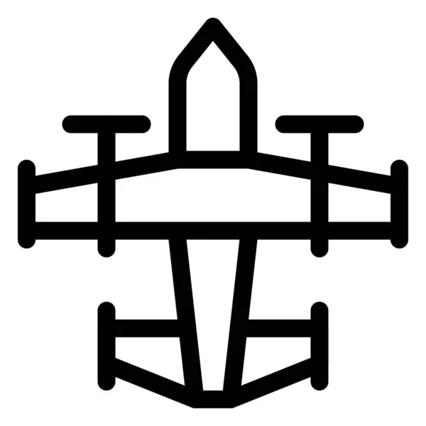 Hydravion Capable Décoller Eau — Image vectorielle