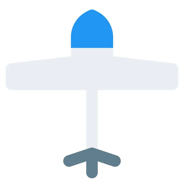 Planör Veya Yelkenli Uçak Motorsuz Uçak — Stok Vektör