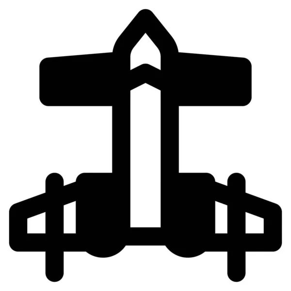 Ιδιωτικά Δικινητήρια Αεροσκάφη Που Χρησιμοποιούνται Για Επαγγελματικούς Σκοπούς — Διανυσματικό Αρχείο