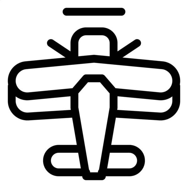二面固定翼機 — ストックベクタ