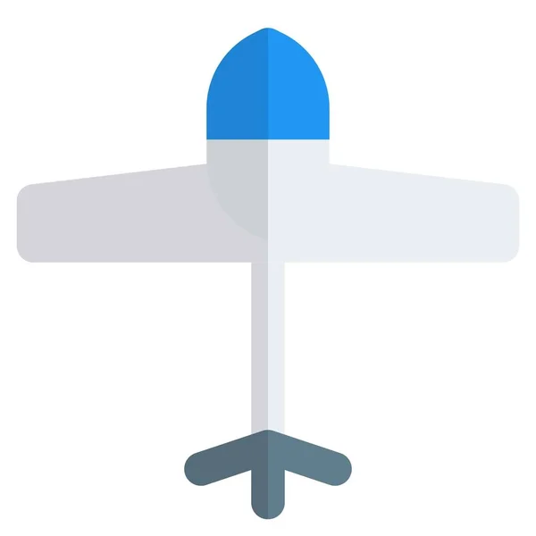 Kluzák Nebo Kluzák Bezmotorová Letadla — Stockový vektor